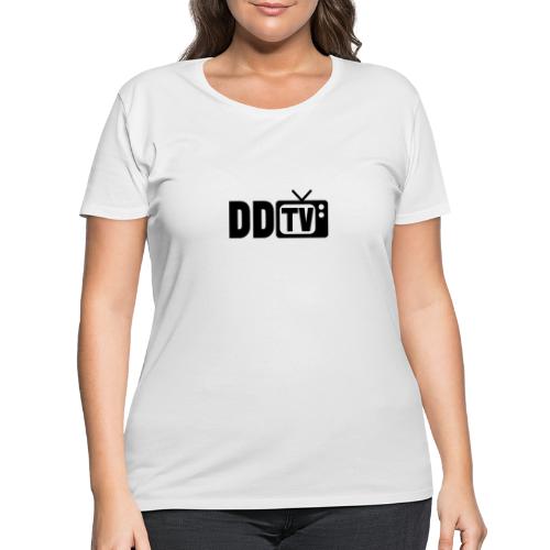 ddtv logo - Women's Curvy T-Shirt