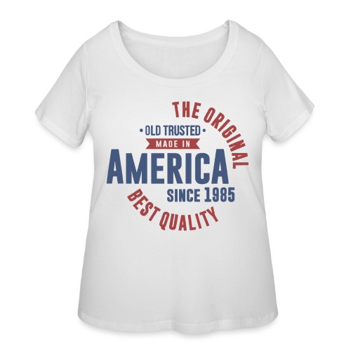 original made in america usa - Women's Curvy T-Shirt