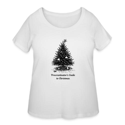 Procrastinator's Guide Christmas T-Shirt - Women's Curvy T-Shirt