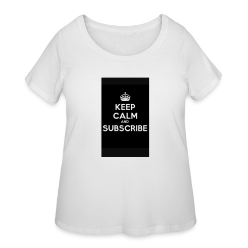 Keep calm merch - Women's Curvy T-Shirt