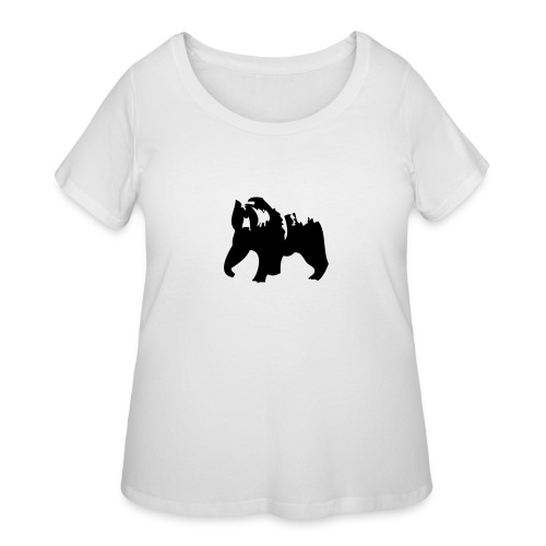 Grizzly bear - Women's Curvy T-Shirt