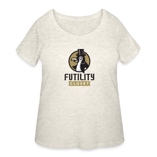 Futility Closet Logo - Color - Women's Curvy T-Shirt