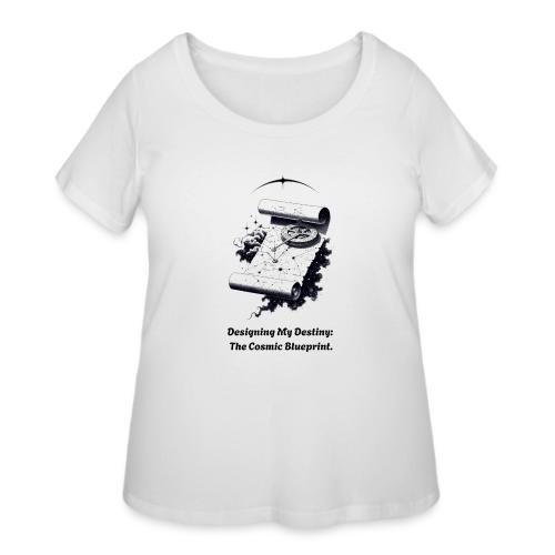 Cosmic Blueprint T-Shirt - Women's Curvy T-Shirt