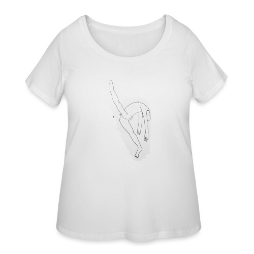 new dance - Women's Curvy T-Shirt
