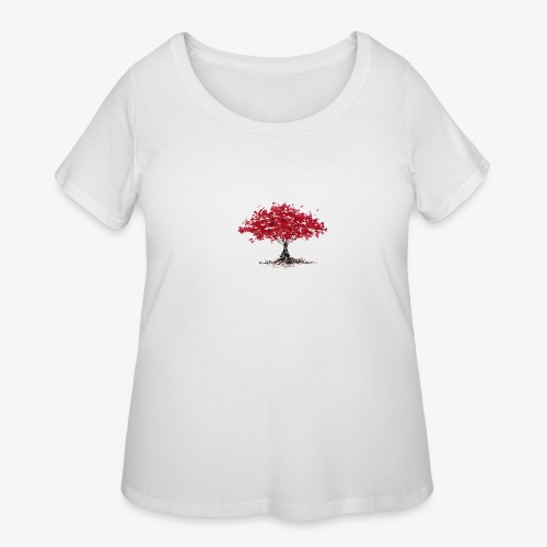 CherryBlossomTree - Women's Curvy T-Shirt