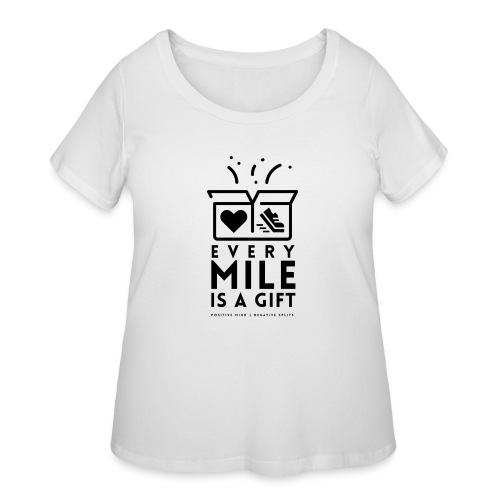 Every Mile Is A Gift - Women's Curvy T-Shirt