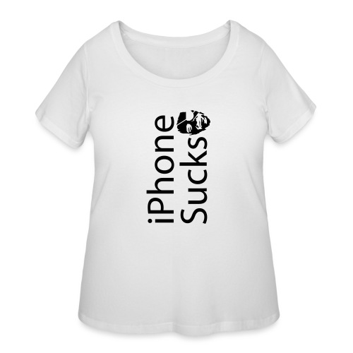 iPhone Sucks - Women's Curvy T-Shirt