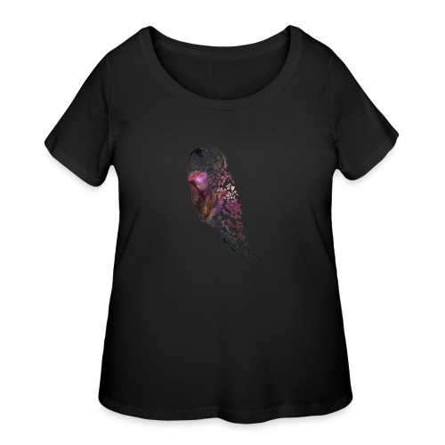 Galactic Owl - Women's Curvy T-Shirt