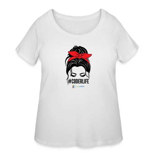 #CODERLIFE Shirts, Sweatshirts and Accesories - Women's Curvy T-Shirt