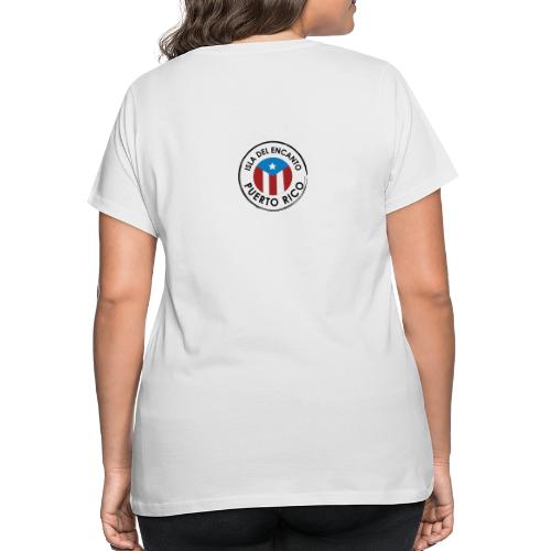 Puerto Rico Isla Del Encanto - Women's Curvy T-Shirt