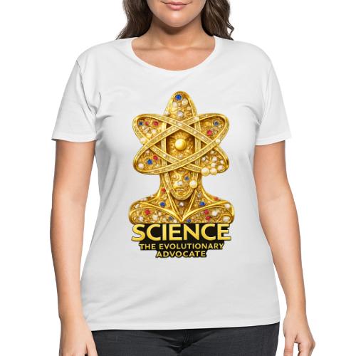 Science the Evolutionary Advocate - Women's Curvy T-Shirt