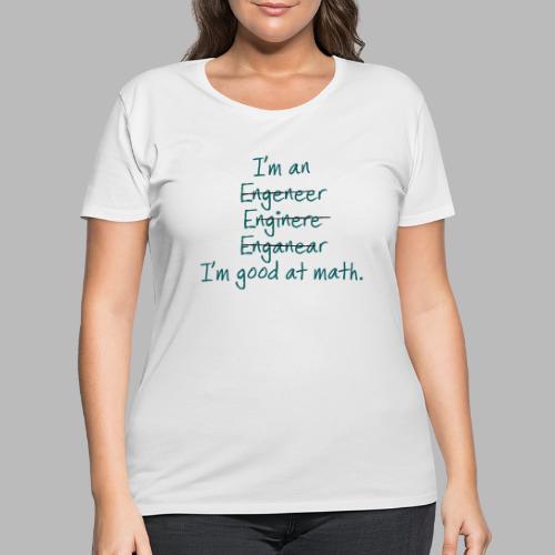 I'm Good at Math - Women's Curvy T-Shirt