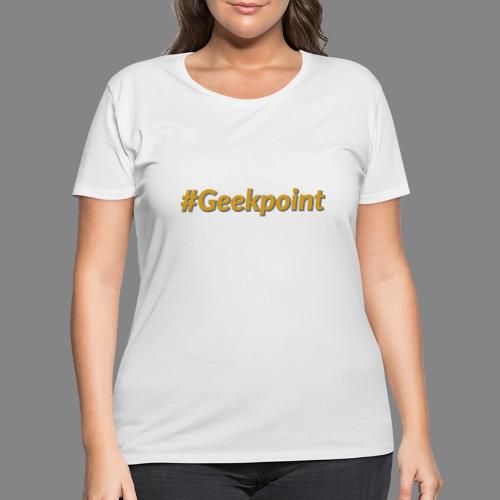 #Geekpoint - Women's Curvy T-Shirt