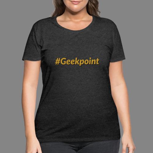 #Geekpoint - Women's Curvy T-Shirt