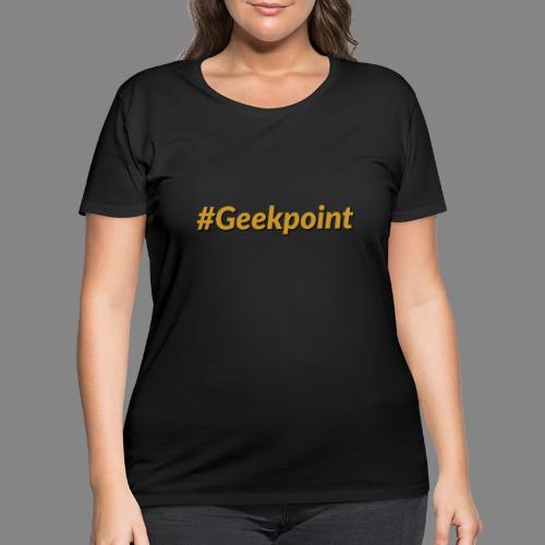#Geekpoint - Women's Curvy T-Shirt