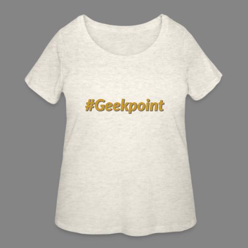 #Geekpoint - Women's Curvy T-Shirt