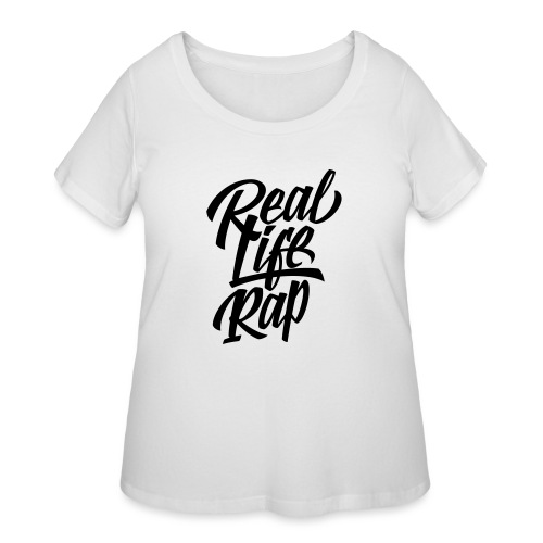 Real Life Rap 1 - Women's Curvy T-Shirt