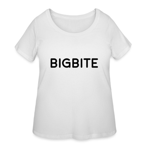 BIGBITE logo red (USE) - Women's Curvy T-Shirt
