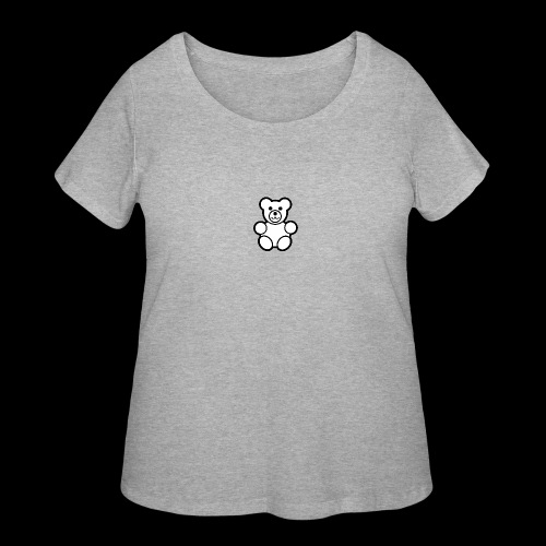 Cute Teddy Bear - Women's Curvy T-Shirt