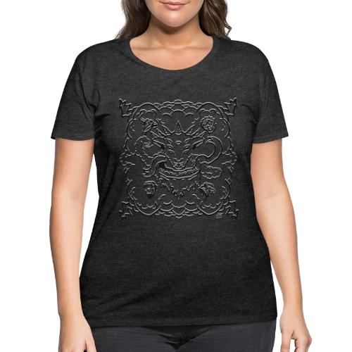 Black Revelation Lamb - Women's Curvy T-Shirt