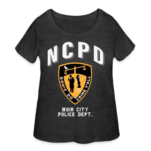 Noir City Police Department shirt - Women's Curvy T-Shirt