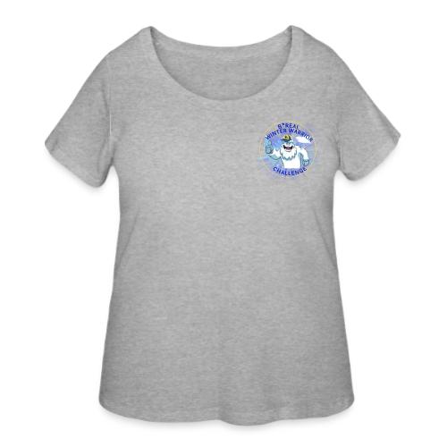 B*REAL Winter Warrior - Women's Curvy T-Shirt