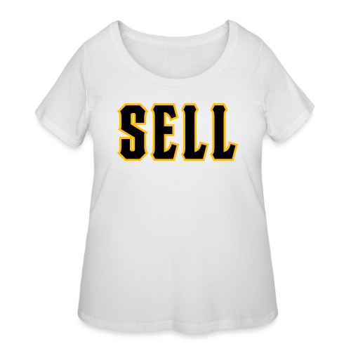 Sell (on light) - Women's Curvy T-Shirt