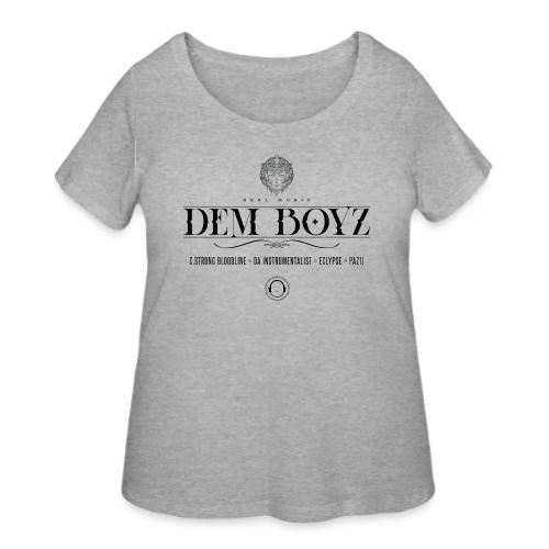 DemBoyz Roll Call (Black Edition) - Women's Curvy T-Shirt