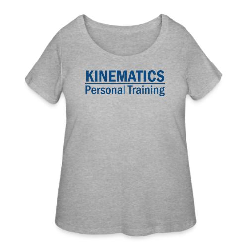 Kinematics Personal Training blue - Women's Curvy T-Shirt