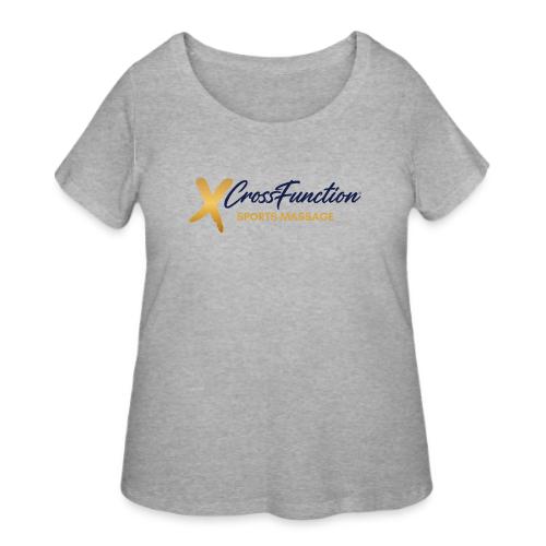 XF Sports Massage- Dark Logo (Front Only) - Women's Curvy T-Shirt