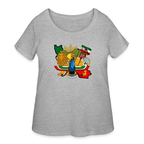 Greater Iran - Women's Curvy T-Shirt