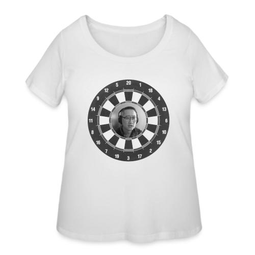 Producer Jay on a Dartboard - Women's Curvy T-Shirt