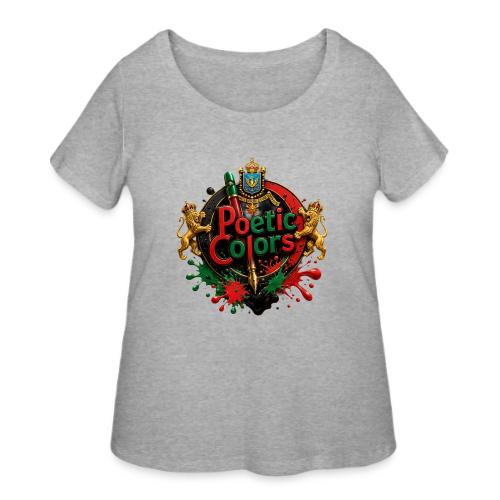 POETIC COLORS EMPIRE - Women's Curvy T-Shirt