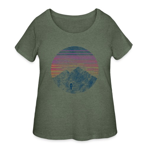 Mountain Sunset - Women's Curvy T-Shirt