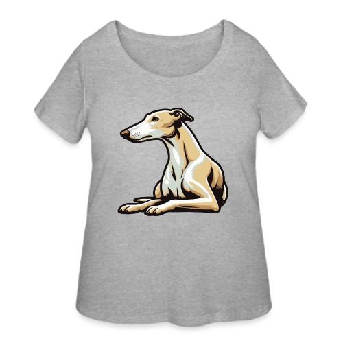 Greyhound - Women's Curvy T-Shirt