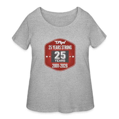 25 YRS - Women's Curvy T-Shirt
