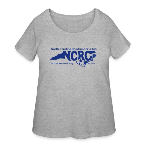 NCRC Blue Logo3 - Women's Curvy T-Shirt