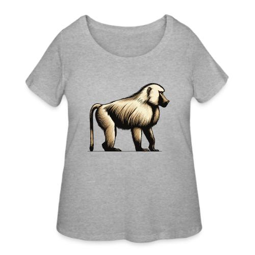 Baboon - Women's Curvy T-Shirt