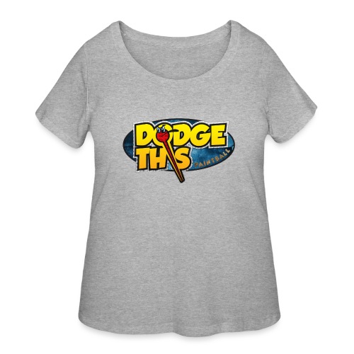 Dodge This Paintball Logo - Women's Curvy T-Shirt
