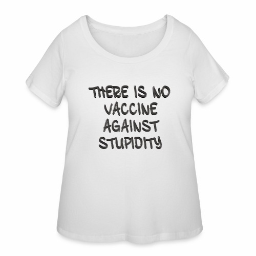 No Vaccine - Women's Curvy T-Shirt