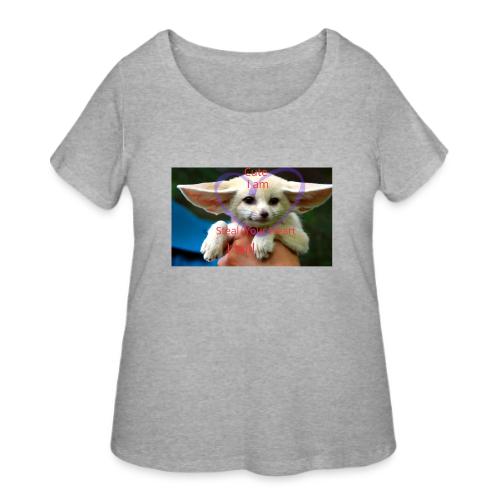 baby fox - Women's Curvy T-Shirt