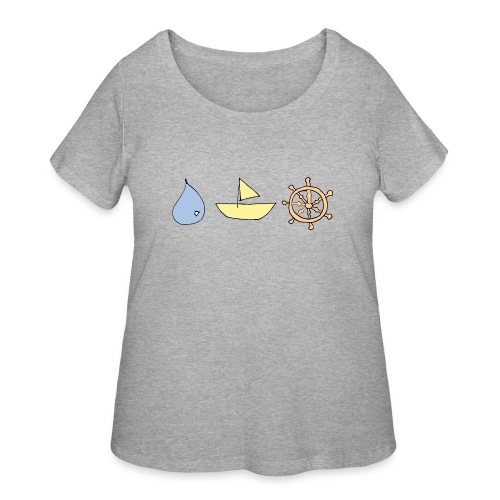 Drop, Ship, Dharma - Women's Curvy T-Shirt