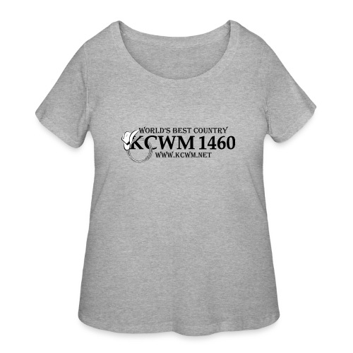 KCWM Logo - Women's Curvy T-Shirt
