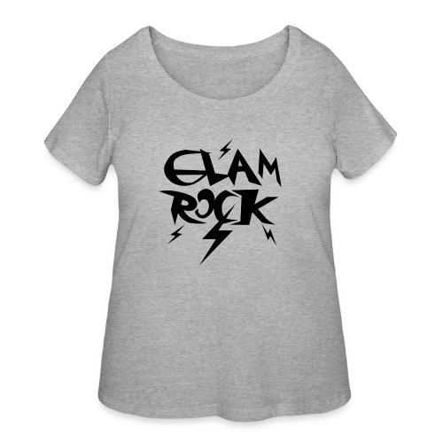 glam rock - Women's Curvy T-Shirt