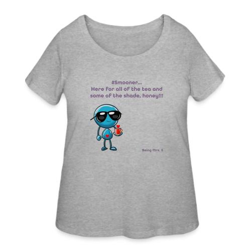 Smoon City 11_Here for the tea - Women's Curvy T-Shirt