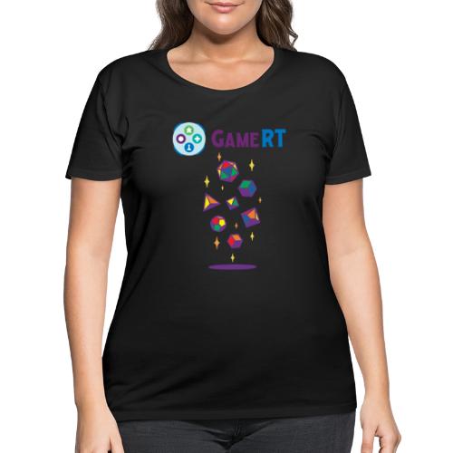 GameRT Pride Dice - Women's Curvy T-Shirt