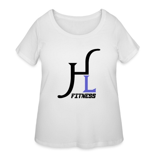 HIIT Life Fitness Logo Purple - Women's Curvy T-Shirt