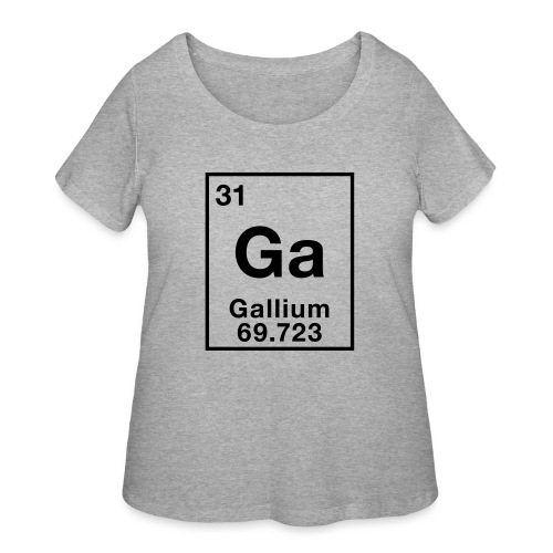 Gallium - Women's Curvy T-Shirt
