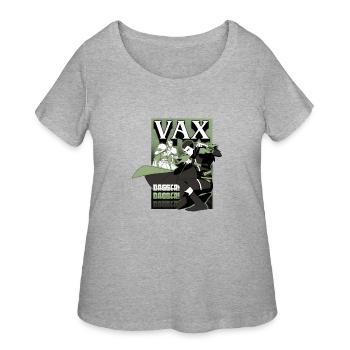 The Legend Of Vox Machina Vax With Dagger - Women's Curvy T-Shirt - heather gray - Front