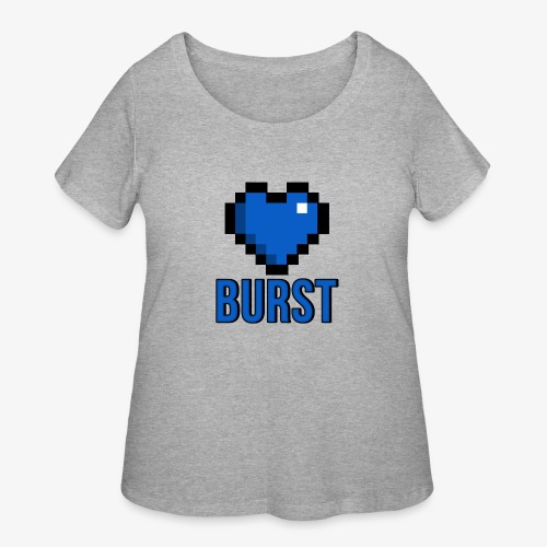 Blue Heart - Women's Curvy T-Shirt